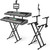 IA Stands ECT12 Two-Tier Double Keyboard Stand 