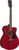 Yamaha FSX800C Solid Top Small Body Acoustic-Electric Guitar - Ruby Red 