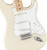 Squier Fender Squier Affinity Stratocaster, Maple - Olympic White w/ Frontman 10G Amp 