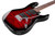  Ibanez GRX70QA RG Gio Electric Guitar - Transparent Red Burst w/ Amplifier 
