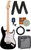 Squier Fender Squier Sonic Stratocaster - Black w/ Frontman 10G Amplifier 