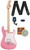 Fender Squier Sonic Stratocaster HT H - Flash Pink w/ Tuner