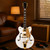Gretsch G5422TG Electromatic Classic Double-Cut Hollow Body Electric Guitar - Snowcrest White w/ Strap