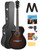 Ibanez AEG7L Acoustic-Electric Guitar Left-Handed - Dark Violin Sunburst w/ Case