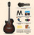 Ibanez AEG7L Acoustic-Electric Guitar Left-Handed - Dark Violin Sunburst w/ Case