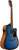  Ibanez PF50CE PF Performance Dreadnought Acoustic-Electric Guitar - Transparent Blue Sunburst 