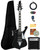 Ibanez PSM10 Paul Stanley miKro Short Scale Electric Guitar - Black w/ Case