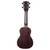  Kala KA-EBY-S Striped Ebony Soprano Ukulele w/ Gig Bag 