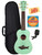  Kala MK-SS-GRN Makala Shark Soprano Ukulele - Surf Green w/ Hard Case 