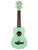  Kala MK-SS-GRN Makala Shark Soprano Ukulele - Surf Green w/ Gig Bag 