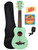  Kala MK-SS-GRN Makala Shark Soprano Ukulele - Surf Green w/ Gig Bag 