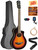  Yamaha APXT2 3/4-Size Acoustic-Electric Guitar - Old Violin Sunburst w/ Gig Bag 