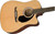  Fender FA-125CE Dreadnought Cutaway Acoustic-Electric Guitar - Natural w/ Hard Case 