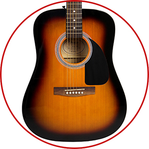 Fender FA-115 Dreadnought Acoustic Guitar - Sunburst w/ Gig Bag
