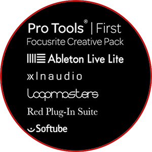 Focusrite Scarlett 2i2 USB Audio Interface w/ XLR Cable