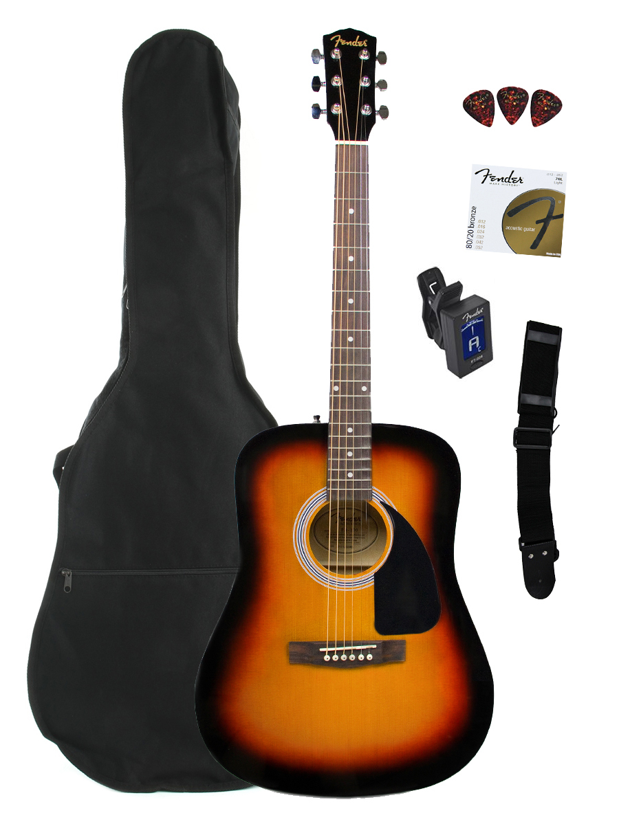 Fender FA-100 Guitar Bundles - Gifts for Guitarists