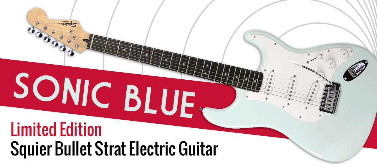 Squier Sonic Blue Bullet Strat