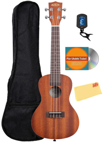 Kala KA-C Satin Mahogany Concert Ukulele w/ Gig Bag