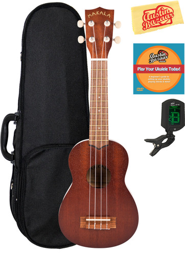 Kala MK-S Makala Soprano Ukulele w/ Hard Case