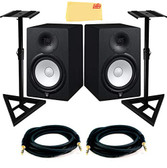 Yamaha HS8 8-Inch Powered Studio Monitor Pair w/ Stands