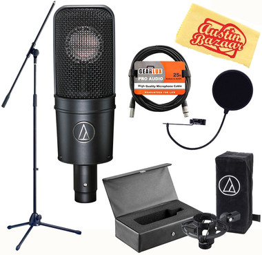 Audio-Technica AT4040 Cardioid Condenser Microphone w/ Boom Stand
