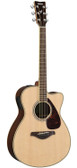 Yamaha FSX830C Solid Top Small Body Acoustic-Electric Guitar - Natural