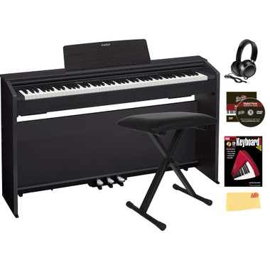 Casio PX-870 Privia Digital Piano - Black w/ Adjustable Bench