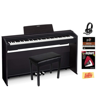 Casio PX-870 Privia Digital Piano - Black w/ Furniture Bench