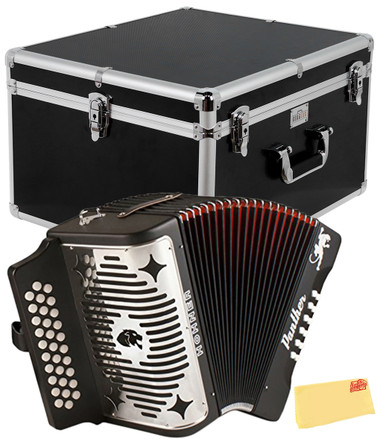 Hohner Panther Diatonic Accordion - Keys G/C/F w/ Hard Case
