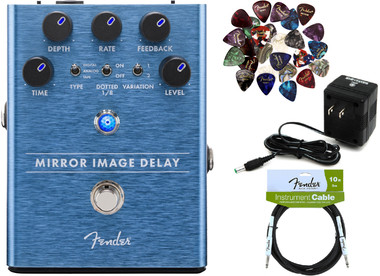 Fender Mirror Image Delay Pedal w/ Power Supply