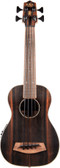 Kala U-Bass-EBY-FS Striped Ebony Fretted Acoustic-Electric U-Bass Ukulele