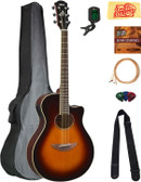 Yamaha APX600 Thin Body Acoustic-Electric Guitar - Old Violin Sunburst w/ Gig Bag