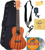 Kala KA-15C Satin Mahogany Concert Ukulele w/ Hard Case