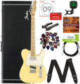 Fender American Performer Telecaster Hum, Maple - Vintage White w/ Hard Case