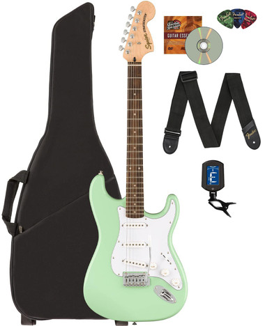 Fender Squier Affinity Stratocaster - Surf Green w/ Gig Bag