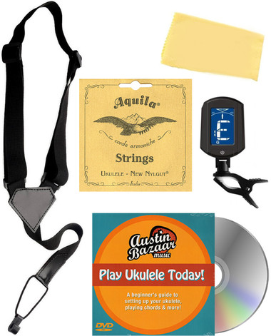 Soprano Ukulele Accessory Bundle w/ Aquila Strings