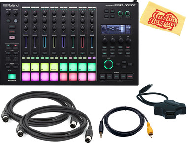 Roland MC-707 Groovebox w/ Cables