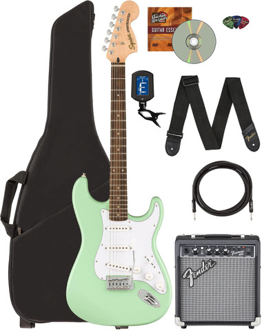 Fender Squier Affinity Stratocaster - Surf Green w/ Frontman 10G Amplifier