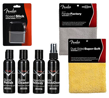 その他 Fender Deluxe Guitar Care System 3SET Amazon.com: Fender Custom Shop Deluxe Guitar Care System - 4