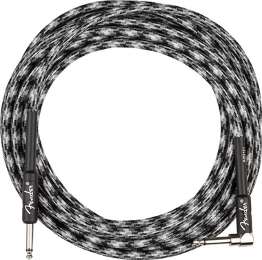 Fender 18.6-Foot Professional Instrument Cable, Straight-Angled, Winter Camo - 1 Pack