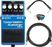 Boss CS-3 Compressor/Sustainer w/ Instrument Cable