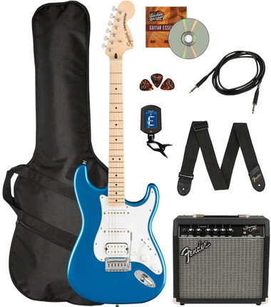 Fender Squier Affinity Stratocaster HSS - Lake Placid Blue w/ Frontman 10G Amplifier