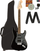 Fender Squier Affinity Stratocaster HSS - Metallic Black w/ Gig Bag