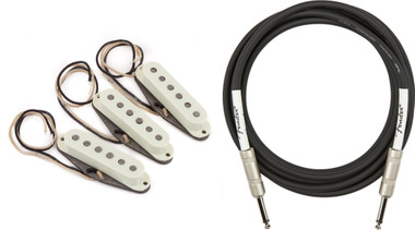 Fender Pure Vintage '65 Stratocaster Pickups w/ Instrument Cable