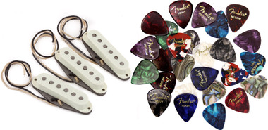 Fender Pure Vintage '65 Stratocaster Pickups w/ Picks