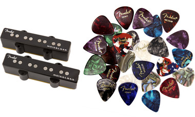Fender Gen 4 Noiseless Jazz Bass Pickups w/ Picks