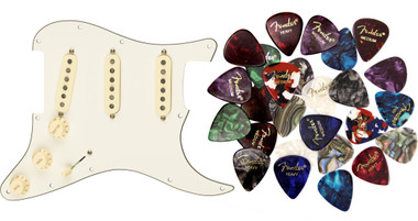 Fender Custom Shop '69 SSS Pre-Wired Stratocaster Pickguard w/ Picks