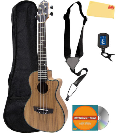 Crafter UC-250C Koa Concert Ukulele w/ Gig Bag