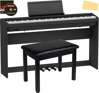 Roland FP-30X 88-Key Digital Piano - Black w/ Roland KSC-70 Stand