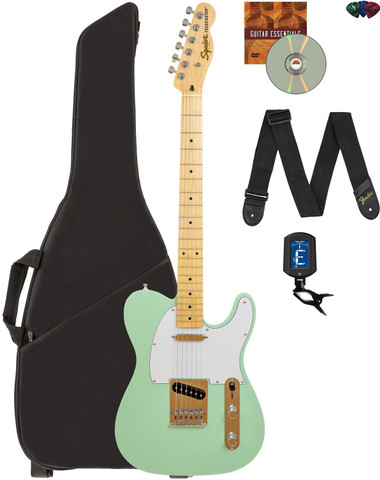 Fender Squier Affinity Telecaster - Surf Green w/ Gig Bag